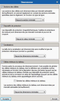 CYPELEC NF. Dimensionnement